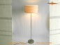Preview: Gestreifte Stehlampe aus Leinen TESSA beige