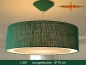 Preview: green jute lamp LISA