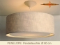 Preview: Pendant lamp with light edge diffuser PENELOPE D 60 cm
