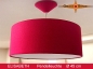 Mobile Preview: Pendelleuchte Rot ELISABETH Ø45 cm Pendellampe Diffusor Seidenlampe