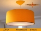 Preview: Yellow hanging lamp LUCILA Ø45 cm pendant lamp with diffuser