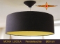 Preview: Lamp MONA LUCILA Ø 45 cm, pendant lamp with diffuser and canopy, WOW