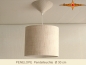 Preview: Hanging lamp out of linen PENELOPE d 30 cm with diffuser