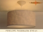 Preview: Pendelleuchte mit Diffusor PENELOPE D 45 cm Naturleinen