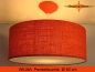 Preview: Lounge lamp WILMA Ø 50 cm pendant lamp diffuser canopy orange jute