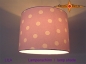 Preview: Lamp shade LILA Ø 25 cm dots on violet kids lamp