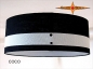 Mobile Preview: Lampenschirm schwarz weiss COCO Ø60 cm Leinenlampenschirm