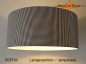 Preview: Lampenschirm PEPITA Ø 45 cm Klassiker Schwarz Weiß