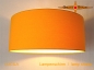 Preview: Yellow lampshade LUCILA Ø50 cm Sun yellow light