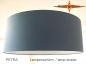 Preview: lamp shade PETRA Ø 45 cm cotton twill stone grey