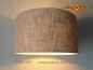 Preview: Natural colored lampshade linen PENELOPE d 30 cm