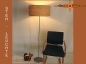 Preview: Jute floor lamp HEIDE Floor lamp natural jute