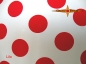 Preview: Tischleuchte gepunktet LILO Tischlampe Punkte Rot auf Weiss