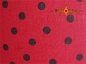 Preview: Lampshade black red dotted LULU Ø50 cm dots red black like a ladybug