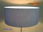 Preview: Light blue floor lamp CAROLINE floor lamp Blue linen