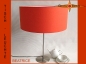 Preview: Orange table lamp BEATRICE table lamp linen