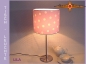 Preview: Table lamp LILA Ø 20 cm dots on light purple