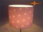 Preview: Table lamp LILA Ø 20 cm dots on light purple