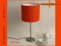 Preview: Small table lamp in orange jute WILMA small table lamp