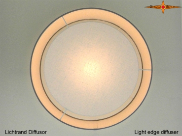 Diffuser Ø 60 cm with light edge for lamp shades