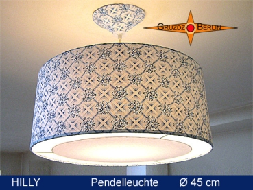 Vintage lamp HILLY Ø45 cm hanging lamp with retro diffuser design