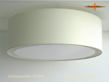 Beige Deckenlampe Ø 60 cm mit Diffusor LEONA
