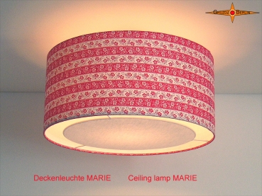 Vintage Deckenlampe Marie Ø45 cm Deckenleuchte mit Diffusor mit Prilblumen