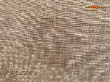 Linen ceiling lamp with diffuser MELISSA Ø45 cm Country style ceiling light