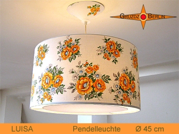 Vintage lamp LUISA Ø45 cm with light edge diffuser