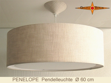 Pendant lamp with light edge diffuser PENELOPE D 60 cm