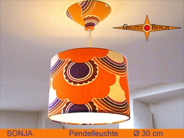 Kleine Vintage Lampe SONJA D 20 cm Pendellampe mit Diffusor
