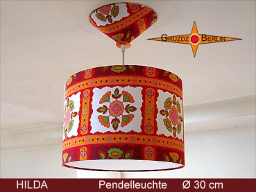 Vintage lamp HILDA Ø30 cm pendant lamp with diffuser