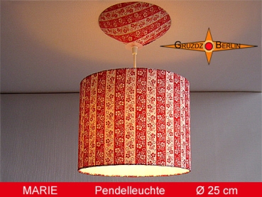 Kleine Hängelampe MARIE Ø25 cm Pendellampe mit Diffusor Retro