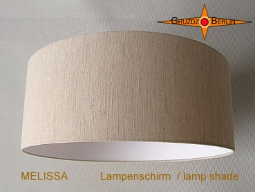 Lampenschirm aus Leinen MELISSA Ø45 cm Landhausstil Lampe