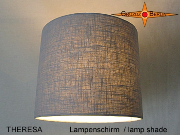 Lamp shade THERESA Ø 25 cm Classic in light gray