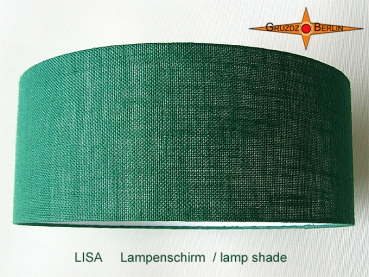 Green lampshade made of jute LISA Ø 45 cm