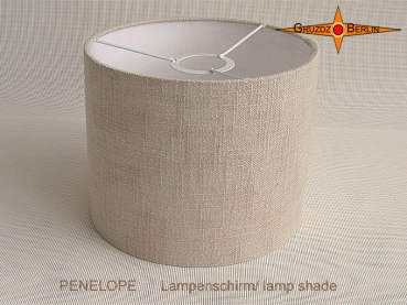 Natural colored lampshade linen PENELOPE d 30 cm