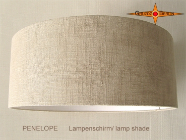 Lampshade light beige linen PENELOPE D 50 cm
