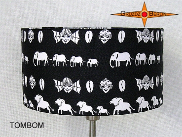 Floor lamp in Africa Design TOMBOM floor lamp black white
