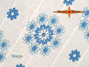 Lampenschirm Vintage MARGA Ø35 cm Retrodesign Prilblumen 70er