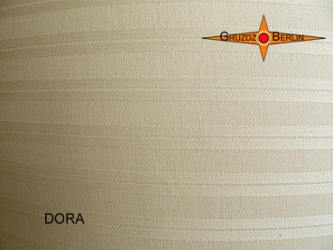 Lamp shade beige DORA Ø40 cm Strip lamp Jacquard beige