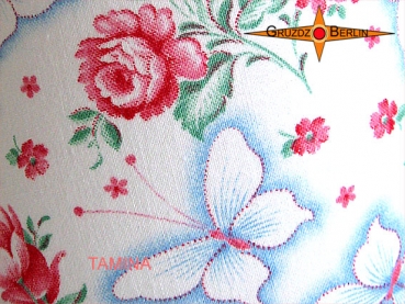 Little vintage  lampshade TAMINA Ø20 cm with butterflies and diffuser