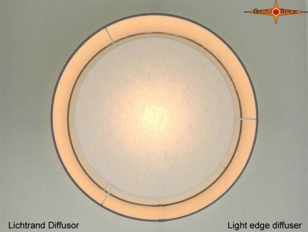 Diffuser Ø 50 cm with light edge for lamp shades