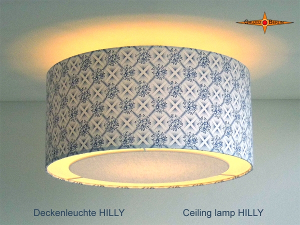 Vintage ceiling lamp HILLY Ø50 cm ceiling lamp with diffuser