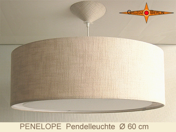 Pendant lamp with light edge diffuser PENELOPE D 60 cm