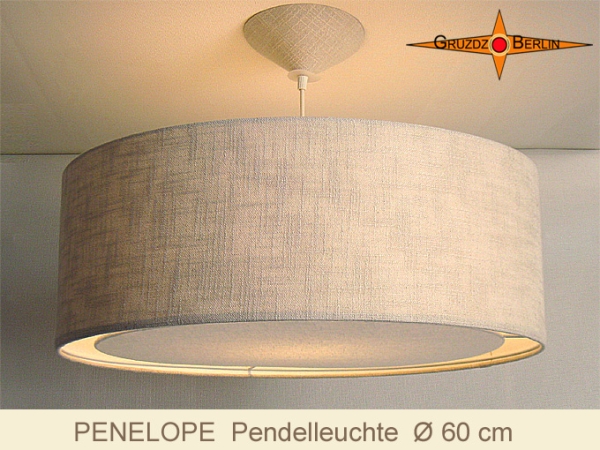 Pendant lamp with light edge diffuser PENELOPE D 60 cm