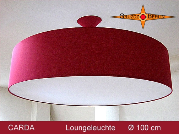 Large hanging lamp bordo CARDA Ø 100 cm XXL pendant light
