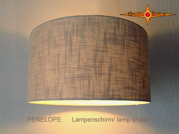 Natural colored lampshade linen PENELOPE d 30 cm