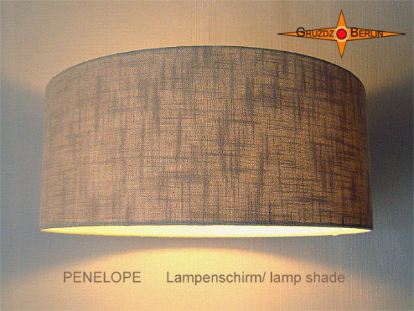 Lampshade light beige linen PENELOPE D 50 cm