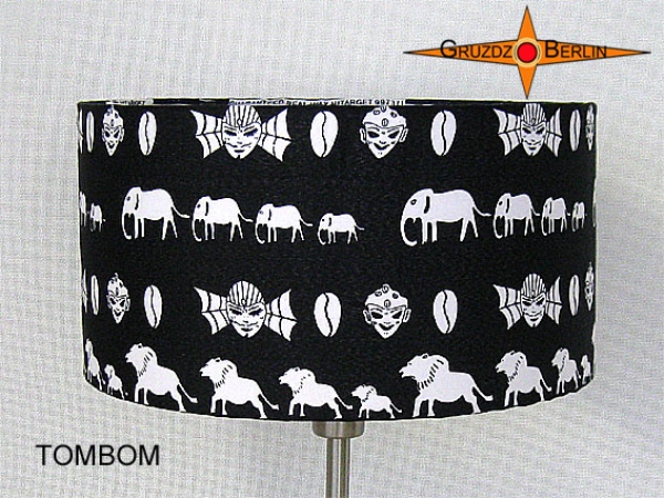 Floor lamp in Africa Design TOMBOM floor lamp black white